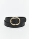 Leather Look Woman Belt